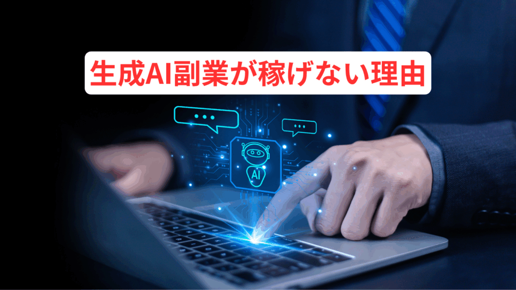 生成AI副業が稼げない理由