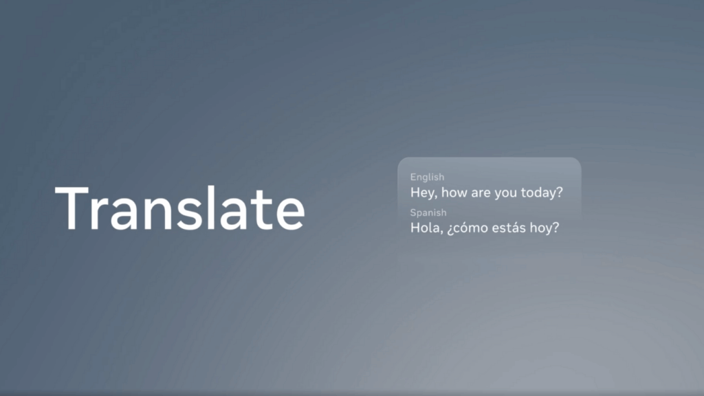 Meta Ray-Ban Display Translate